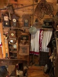 Clocks, saddles, etc