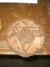 Polarine oil sign
