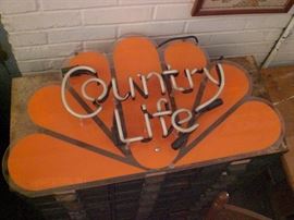 Country Life neon sign