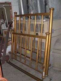 brass bed