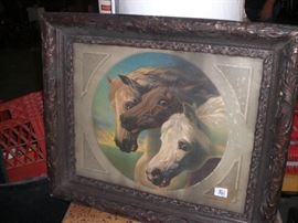 lots of prints, paintings, engravings, watercolors and other art