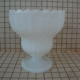 Large Milk Glass Vase