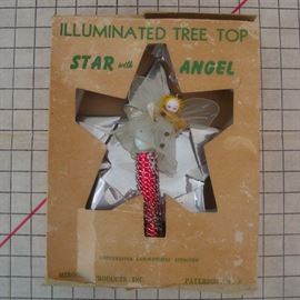 Early Electric Tree Top Angel and Star