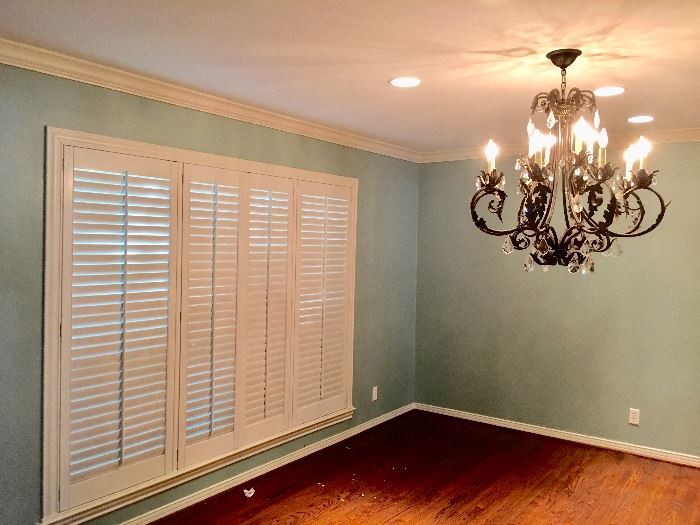 Plantation Shutters - Note we have wonderful plantation shutters in all sizes!  