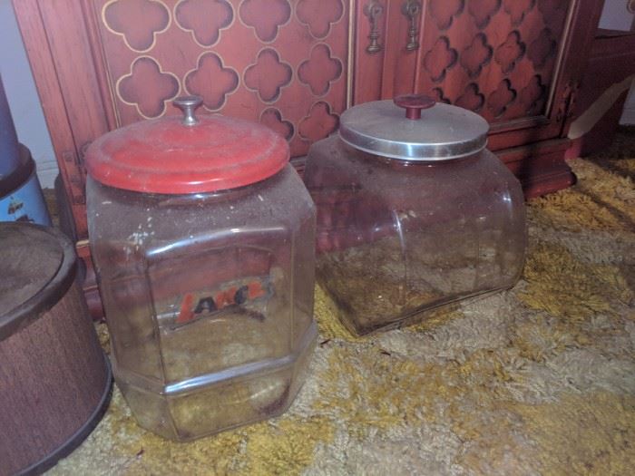 Vintage store jars