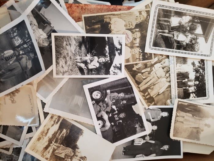 old photos and paper ephemera