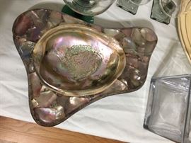 Mid Century Modern Decorations Abalone shell