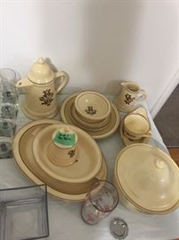 Hall stoneware kitchen sets vintage stoneware