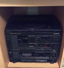 Magnavox AM/FM Turntable, CD player and Cassette. 