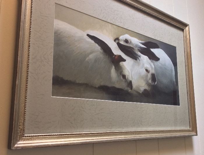 Framed Rabbit Art. 