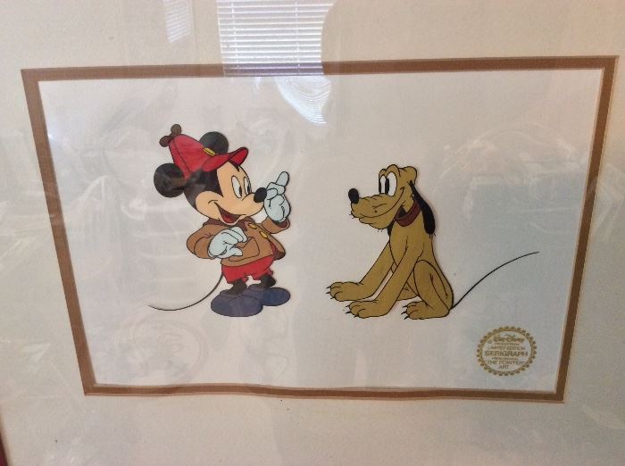 Walt Disney Productions, Limited Edition Serigraph from Original "The Pointer" Art. 