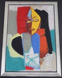 Jamali Fine Art - “Dream Prophet” - Pigmentation on Cork - 55’’ x 79’’