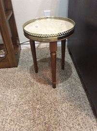 Vintage table w/marble top