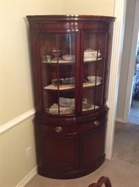 Very nice corner style china hutch