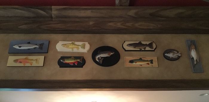 Lawrence Reader fish plaques.