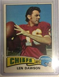 Lot of 15 Mid 1970s Kansas City Chiefs Footall Ca ...