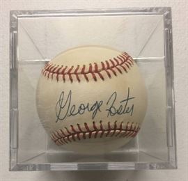 Signed George Foster Official Major League Basebal ...