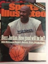 Twelve Original Michael Jordan Magazines Including ...