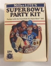 Two Super Bowl XXI Unused Party Kits With Cups, To ...