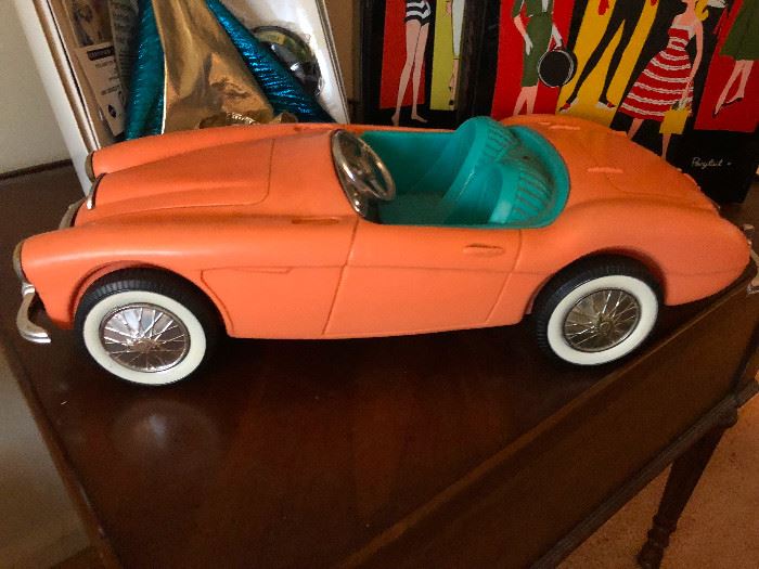 1962 Barbie convertible Austin Healy car