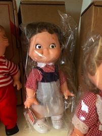 1960s vintage Campbells Soup advertising doll sealed in original packaging