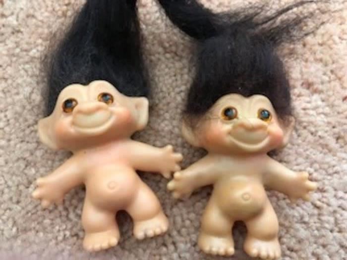 Original Authentic DAM Troll Dolls 1960s