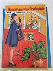 Nanny and the Professor Paper Doll Book UNCUT UNUSED
