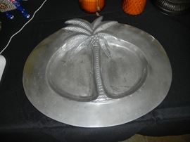 pewter serving platters