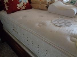 mattress on king bed, a very nice set