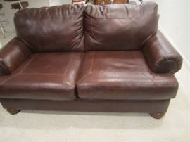 BROWN LOVESEAT