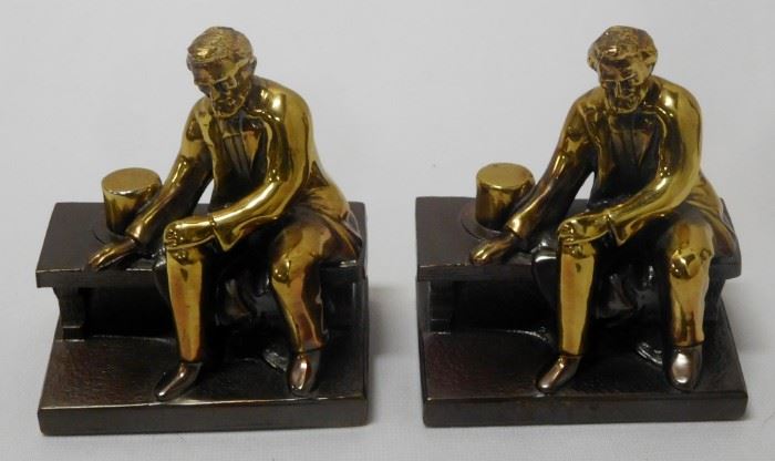 Abe Lincoln Bookends