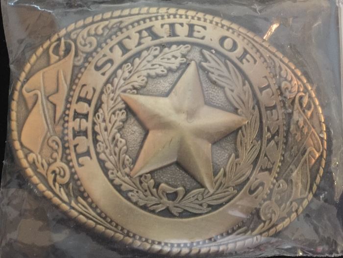 Texas belt buckle