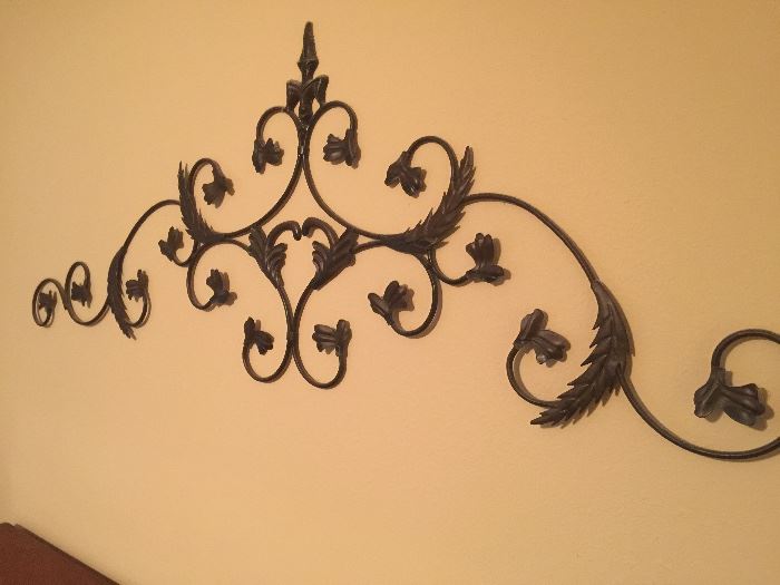 Metal wall decor