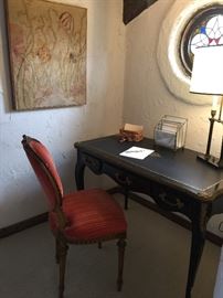 French writing desk with chair 