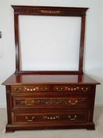 Mother-Of-Pearl Inlay Dresser & Mirror: http://www.ctonlineauctions.com/detail.asp?id=763064