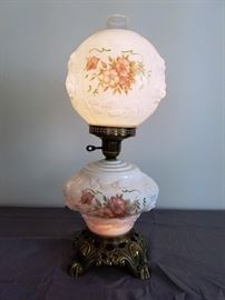 Double Globe Hurricane Lamp:  http://www.ctonlineauctions.com/detail.asp?id=763422