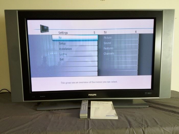 42 inch Philips Flatscreen TV: http://www.ctonlineauctions.com/detail.asp?id=763137