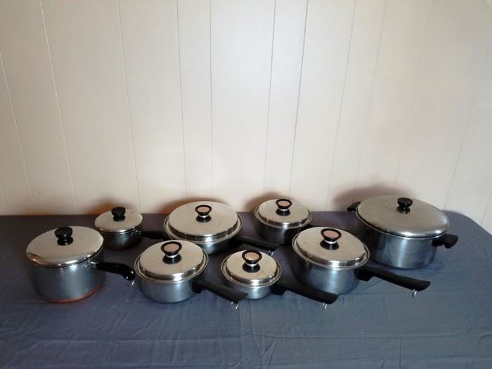Cookware, Duncan Hines & Revere Ware:  http://www.ctonlineauctions.com/detail.asp?id=763692