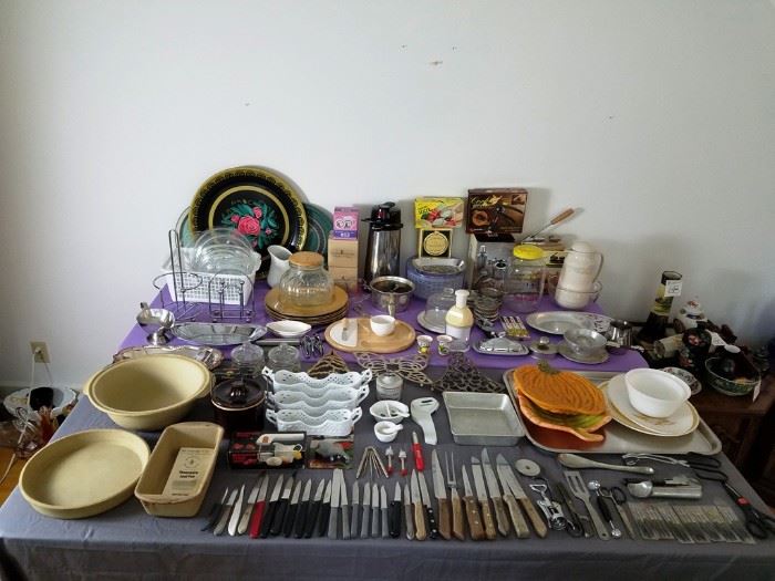 150+ Kitchen Implements:  http://www.ctonlineauctions.com/detail.asp?id=763740