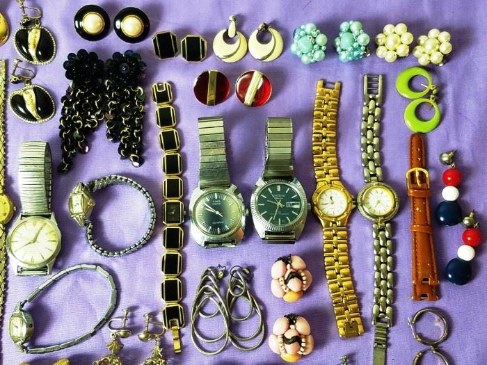136+ Earrings and Watches:  http://www.ctonlineauctions.com/detail.asp?id=764093