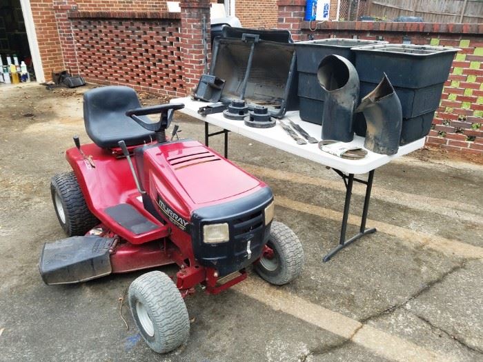 Lawn Tractor & Many Accessories: http://www.ctonlineauctions.com/detail.asp?id=764177