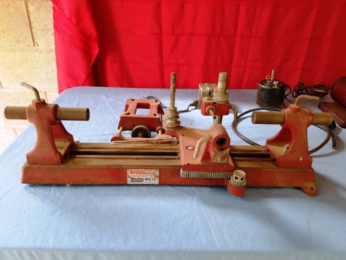 Wood Lathe, New Electric Piston Motor & More: http://www.ctonlineauctions.com/detail.asp?id=764572