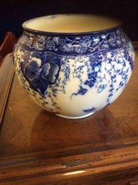 Wedgwood vase blue white