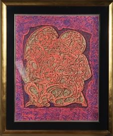 Anatole Krasnyansky Watercolor on Paper Painting