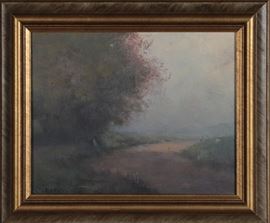 Audrey Blafield Oil Berkshire Landscape Painting