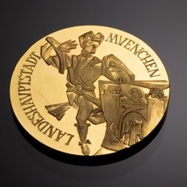 24K/980 Gold German Munich Medal of Honor