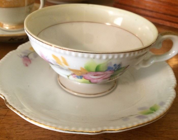 Teacup Marked Hand Painted Japan