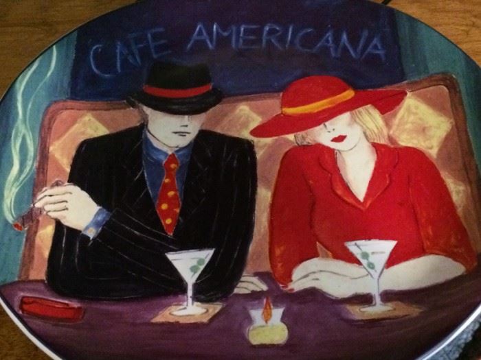 Cafe Americana Plates by Sango