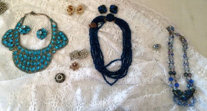 Rhinestones and other Glass Bead Jewelry Sets