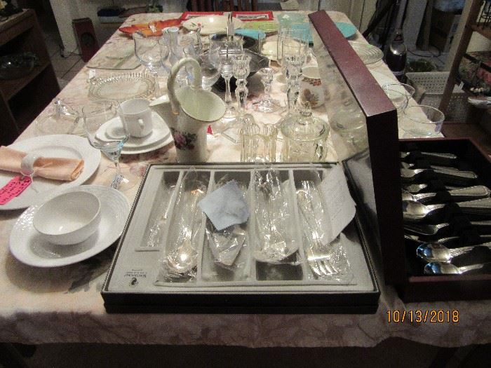Waterford Silverplated serving set